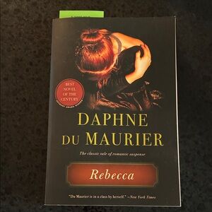 Rebecca by Daphne Du Maurier Book